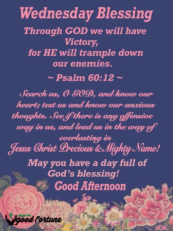 Wednesday Morning Prayers